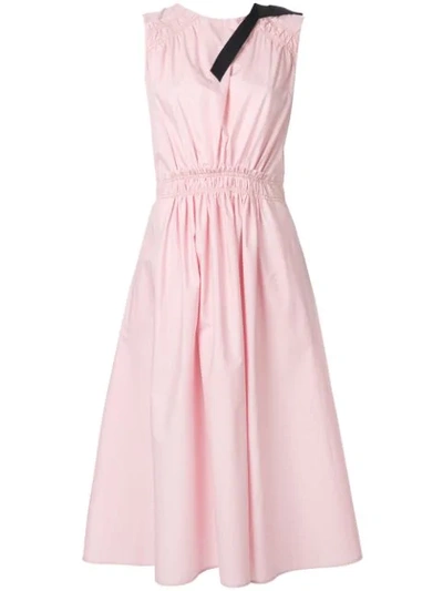 Roksanda Pleated Summer Dress - Pink