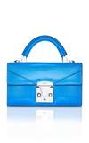 Stalvey Neon Mini Lizard Top Handle 2.0 Bag In Blue