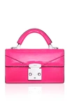 Stalvey Neon Mini Lizard Top Handle 2.0 Bag In Pink