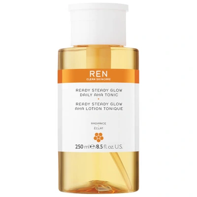 Ren Clean Skincare Steady Glow Daily Aha Tonic Resurfacing Toner, 8.45 oz