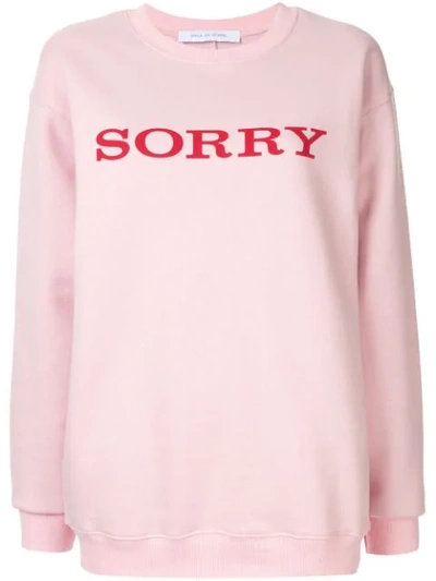 Walk Of Shame Sorry Sweatshirt In Pink