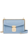 Miu Miu Miu Confidential Shoulder Bag In Blue