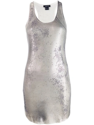 Avant Toi Stud Detail Vest Top - Silver