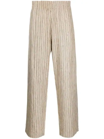Our Legacy Striped Trousers - Neutrals
