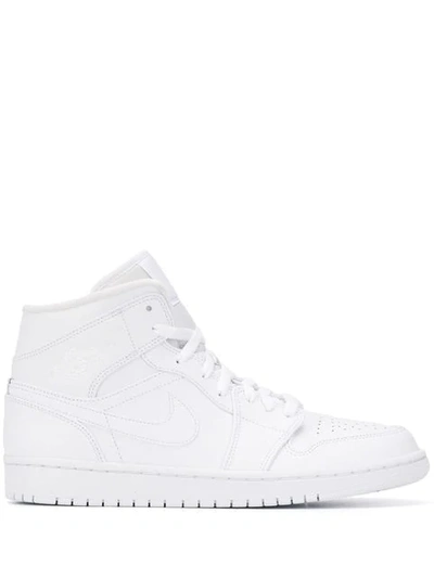 Nike High Top Sneakers In White