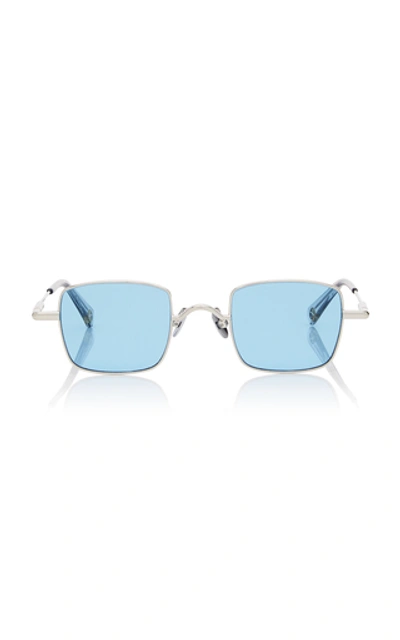 Peter And May Petit Animal Square-frame Titanium Sunglasses In Blue