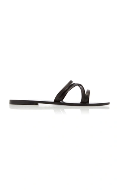 A.emery Riley Leather Sandals In Black