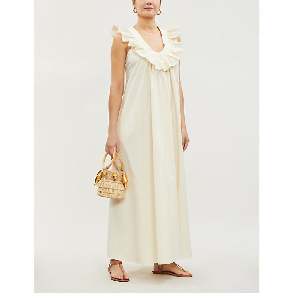 ecru maxi dress
