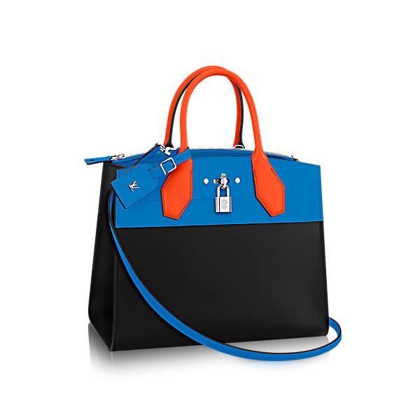 Louis Vuitton City Steamer Mm In Noir Bleu | ModeSens