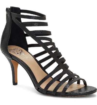 Vince Camuto Women's Petronia High-heel Cage Sandals In Black