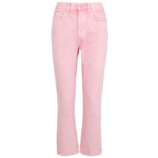 agolde pink jeans