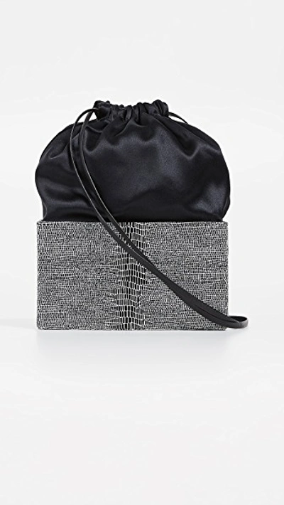Altaire Box Bag In Grey/black