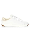 Cole Haan Grandpro Leather Sneakers In Optic White