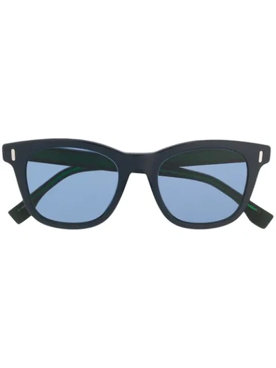Fendi Bold Frame Sunglasses In Blue