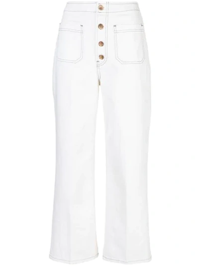 Reformation Eloise Straight-leg Jeans In White