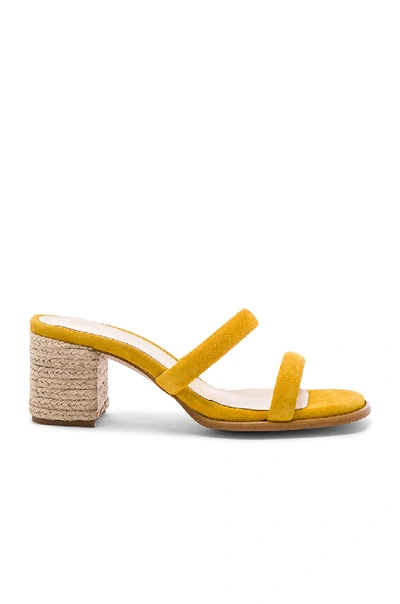 Alohas Laura Sandal In Bold Mustard