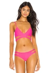 Acacia Swimwear Haku Top In Pink Stabillo