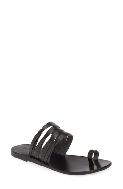 Band Of Gypsies Iona Sandal In Black Leather