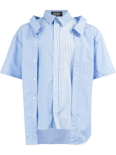 Andrea Crews Layered Shendo Shirt - Blue