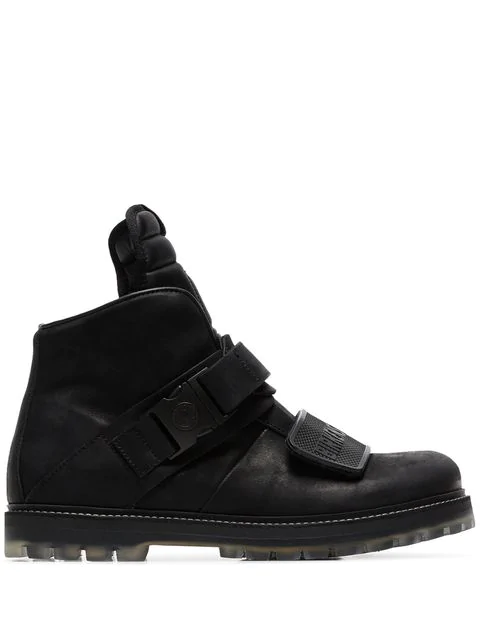 velcro high top trainers