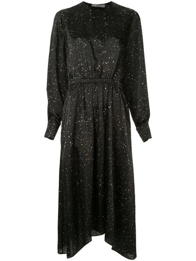 Vince Constellation Print Dress - Black