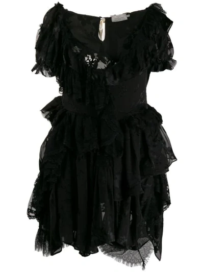 Preen By Thornton Bregazzi Leslie Dress In Black