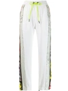 Iceberg Sequinned Logo Track Trousers In White