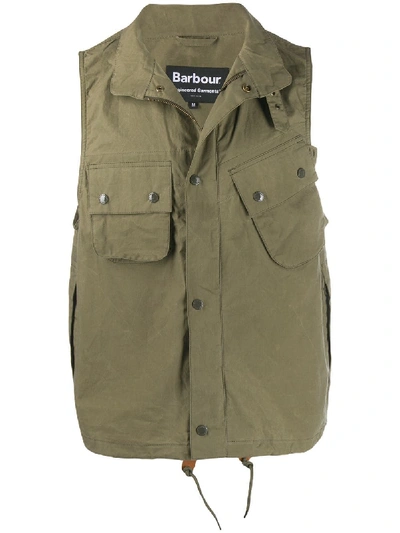 Barbour X Engineered Garments Arthur Waistcoat Jacket - Green