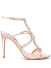 Badgley Mischka Faye Sandals In Pink