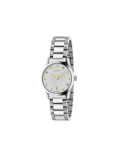Gucci G-timeless 27mm In Silver