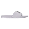 Nike Men's Benassi Jdi Slide Sandals In White