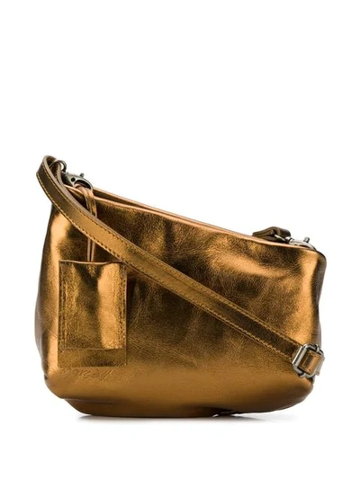 Marsèll Asymmetric Top Shoulder Bag - Gold