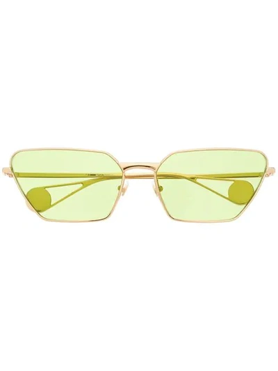 Gucci Gg0538s Sunglasses In Gold