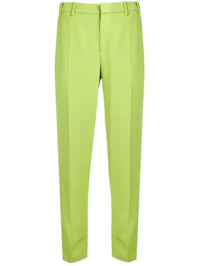 N°21 Slim Tailored Trousers In Green