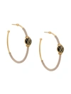 Gas Bijoux Serti Earrings - Gold