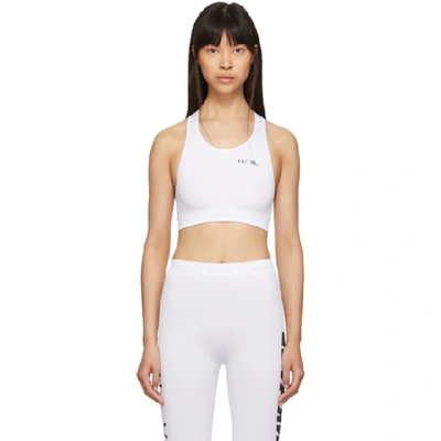 Ben Taverniti Unravel Project Unravel Project Printed Cropped Top - White