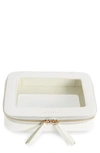 Truffle Clarity Jetset Cosmetics Case In White