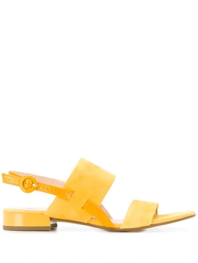 Hogl Double Strap Sandals In Yellow