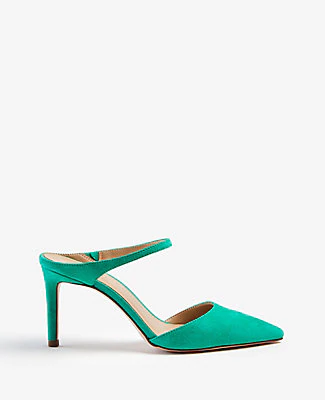 jodie suede mule pumps
