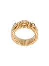 Gas Bijoux Strada Ribbed Ring In Gold