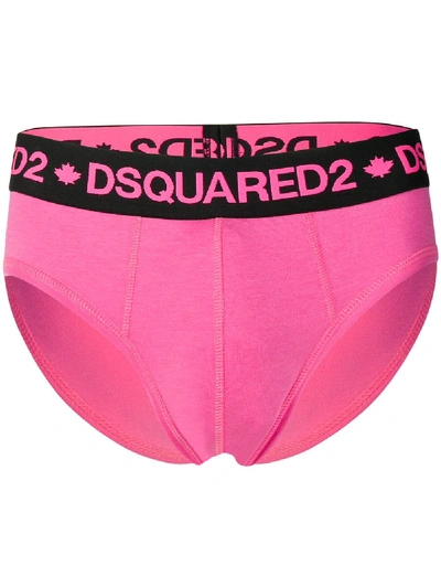 Dsquared2 Logo Briefs - Pink