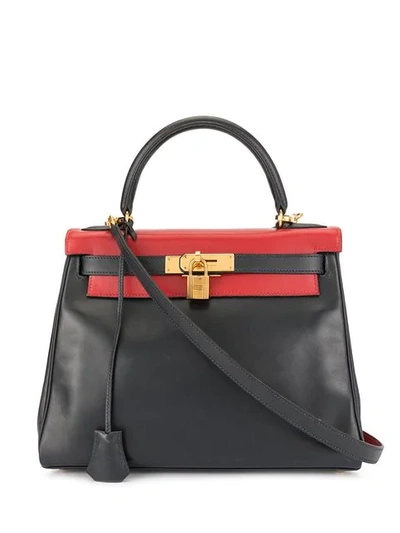 Pre-owned Hermes 1994  Kelly 28 2way In Red