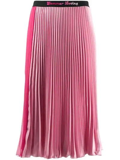 Pinko Pleated Midi Skirt