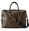 Shinola Men's Navigator Leather Laptop Briefcase In Moss