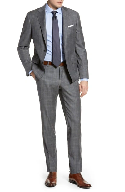 Hickey Freeman Classic Fit Plaid Wool Suit In Multi