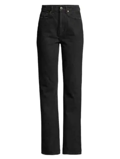 Khaite Danielle High-rise Stovepipe Jeans In Dayton