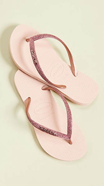 havaianas ballet rose glitter