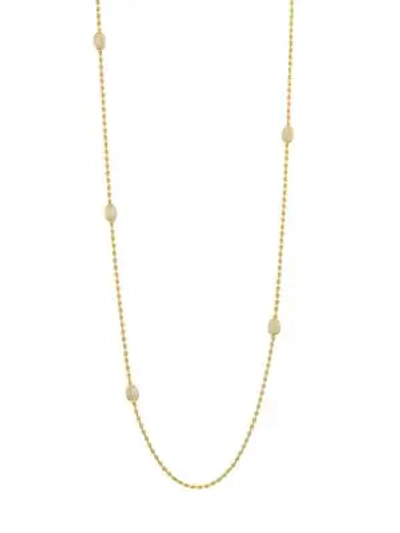 Alberto Milani Via Brera 18k Yellow Gold & Diamond Beaded Chain Necklace