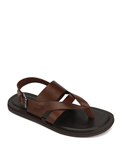 Kenneth Cole Men's Ideal Leather Sandals In Brown