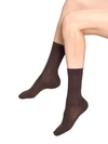 Falke Cotton Touch Socks In Dark Brown